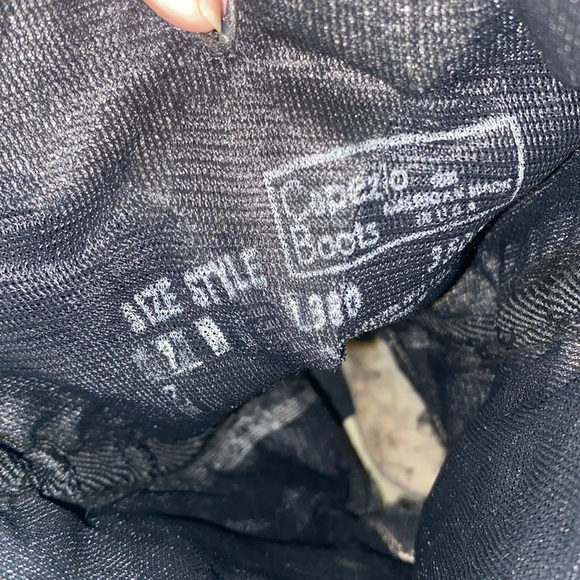 💫 Capezio Boots Black Leather Cowboy Boots - Picture 10 of 11